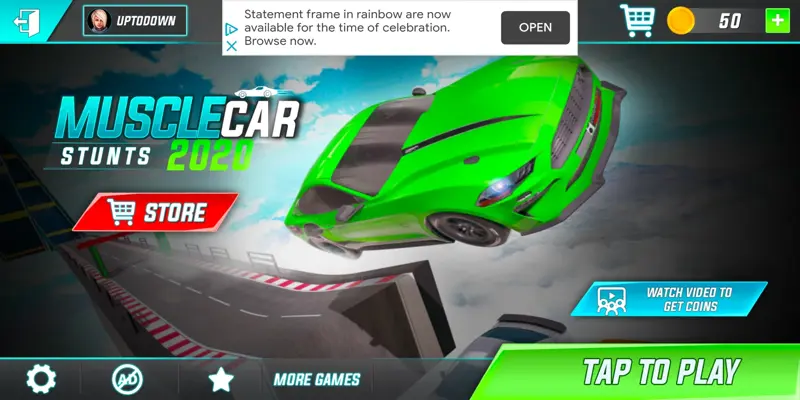 Muscle Car Stunts android App screenshot 0